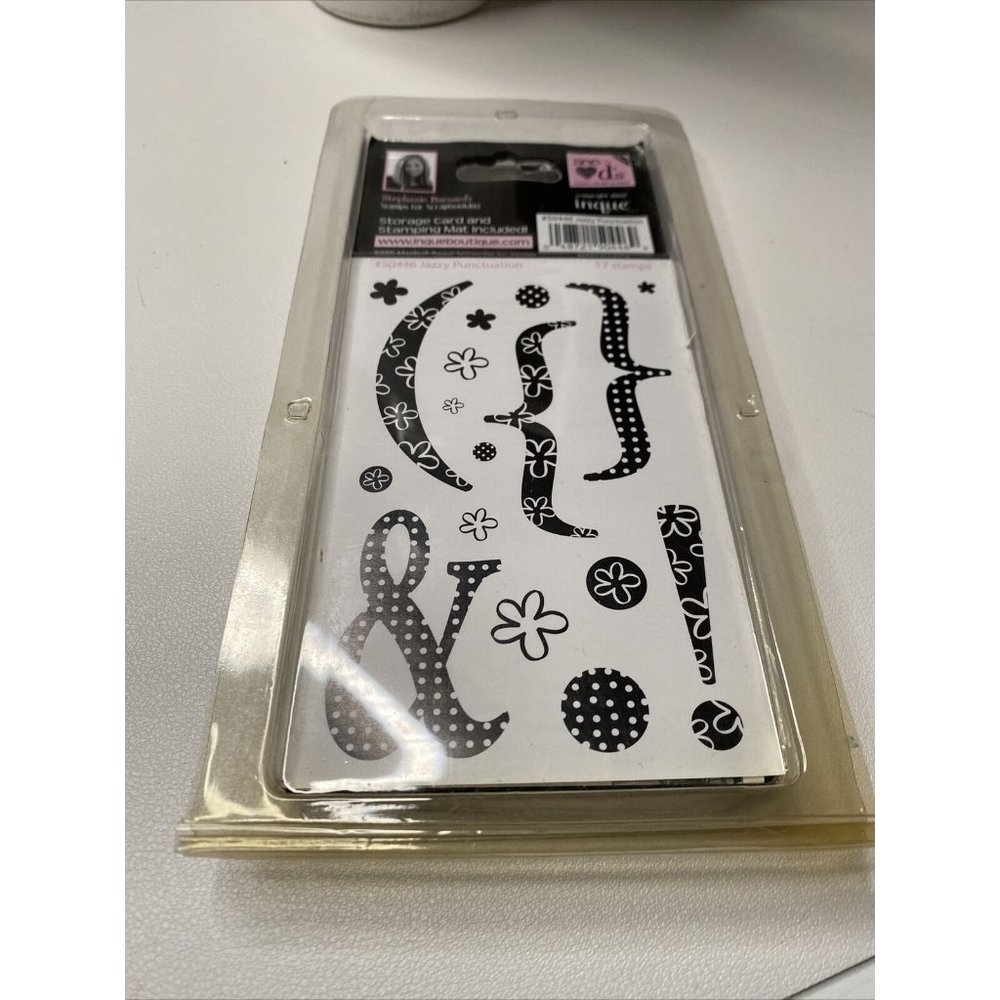 See D's Stamps Stephanie Bernard Rubber Stamps, 17 TOTAL 50446 Jazzy Pun… - Picture 2 of 2